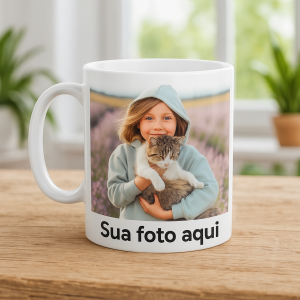 Caneca cerâmica personalizada 350ml
