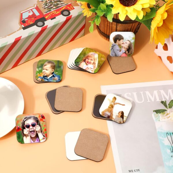 4x Íman frigorifico personalizado 5cmx5cm