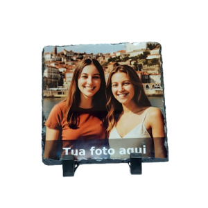 Porta-fotos em Pedra 14cmx14cm