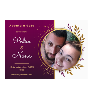 Convites de Casamento x10 horizontal